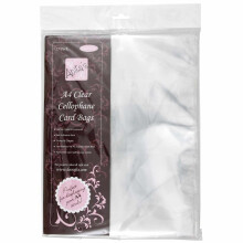 Anitas 25mm A4 Cellophane Envelopes for Cards, Pack of 25, Clear