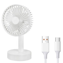 USB Charging Fan Applies to Bedroom, Bedside, Office Desktop Handheld Fan Outdoor Charging Portable Fan B