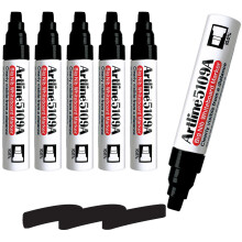 Artline 5109A Big Nib Whiteboard Marker - Black (Pack of 6)