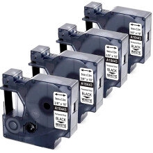 4X MarkField Compatible Label Tape Replacement for Dymo Rhino 18443 9mm x 5.5m Industrial Vinyl Labels Self-Adhesive 0.35in Tape for Rhino 4200 5200
