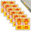 300Pcs Sign Here Index Tabs Stickers 50/Dispenser for Document Notebook Notarization Classify File 1inch Yellow Translucent Small Message Flags Arrow 1