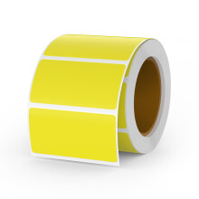 YIKIADA Thermal Labels 25 50 mm Vinyl Self-Adhesive Stickers BPA-Free Waterproof Printer Decals Name Tags Roll for Small Business Office Address 50