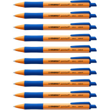 STABILO pointball - Ballpoint Pen - Pack of 10 - Blue