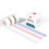 Phomemo D30 Continuous Label Tape - Purple Pink White Label Tape, 3 Rolls 1