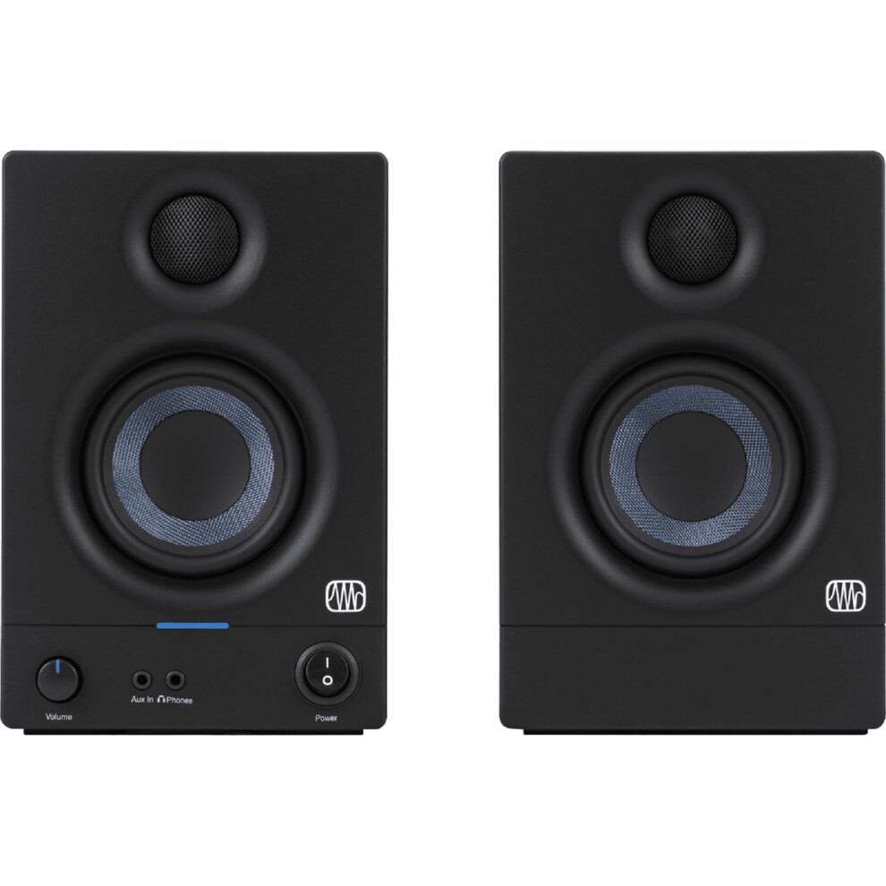 Presonus Eris 3.5 Gen 2, Studio Monitor Speakers, Pair, 3.5 Inch, 2-Way, Powered Desktop Speakers For Multimedia, Gaming, Studio-Quality Music Produc