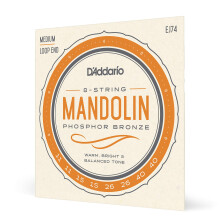 D'Addario Phosphor Bronze Mandolin Strings EJ74, 11-40
