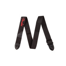 Fender Embroidered Logo Guitar Strap, 2" wide Polyester with Reinforce