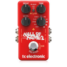TC Electronic HALL OF FAME 2 REVERB Iconic Reverb Pedal with Groundbreaking MASH Footswitch and Shimmer Effect, Compatible with PC and Mac