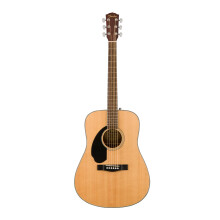 Fender CD-60S LeFT-Handed Acoustic Guitar, with Solid Spruce Top and Easy-to-pla