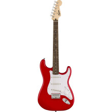 Squier by Fender Sonic Stratocaster HT Electric Guitar, Laurel Fingerboard, White Pickguard, Torino Red, Comes with Free Virtual Lessons