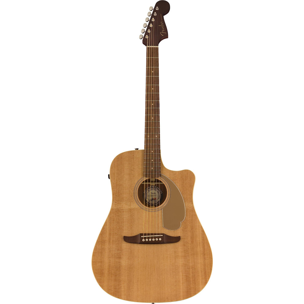 Fender Redondo Player Natural Wn Pickguard Electro-Acoustic Guitar Gold