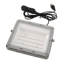 LED Black Light, IP66 Powerful 365nm Wavelength LED Bulb Blacklight Flood Light for Party Holiday Decoration Stage Lighting Aquarium Body Paint Fluor