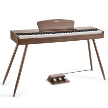 Donner DDP-80 Digital Piano Keyboard 88 Keys Weighted, Hammer Action II, Home Electric Piano Full Size with Stand, Triple Pedal, MIDI Connecting and