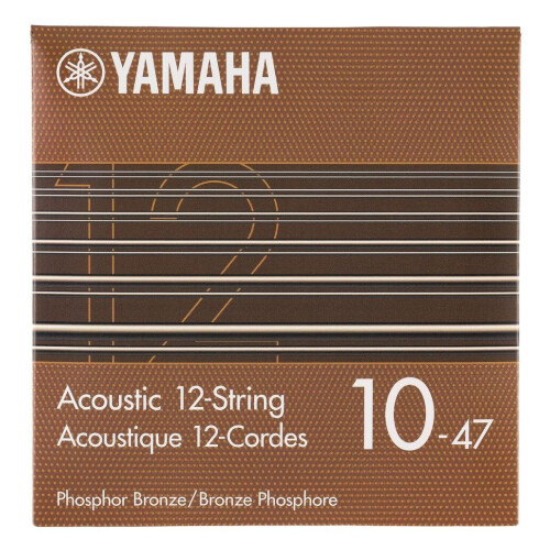 Yamaha YAMAHA SA10P-12 Acoustic Guitar Strings – 12-String Light (010-047),Phosphor Bronze