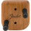 Fender Tele Guitar Wall Hanger, Solid Mahogany Wood Mount 1