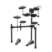 Roland TD-02K V-Drums | Entry-Level Compact Electronic Drum Kit with Expressive Playability, Noise-Reducing Features, Height-Adjustable Stand & Optio