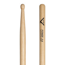 Vater - Power 5A (Wood Tip) American Hickory Drumsticks - 3 pair pack - VS3PP5AW