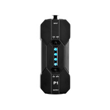 Xvive P1 Phantom Power Supply 48V/12V Switch,Up to 40 Hours of Use,Rechargeable Portable Phantom Power for Condenser/Shotgun Microphones, Mic Preamp,