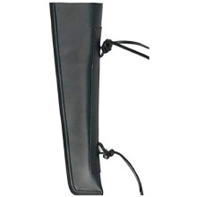 GEWA Bass Bow Holder for Double Bass Bow - Durable Faux Leather - Black
