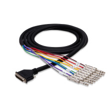HosaTech DTP-803 3m DB25 to 1/4 inch TRS Balanced Snake Cable