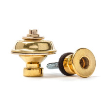 DUNLOP SLS1102BR STRAP LOCK SET BRASS
