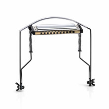 Harmonica Neck Holder Adjustable Harmonica Stand Soft Tubes Protection