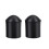 Double Bass Endpin Protector - 2pcs Double Bass Endpin Rubber Tip Stopper Black Protector End Cap Accessory 1