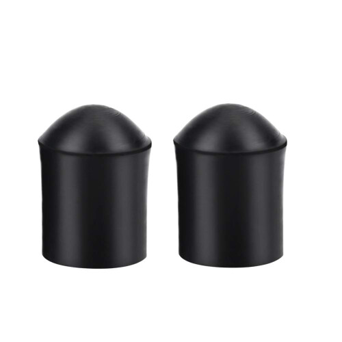 Double Bass Endpin Protector - 2pcs Double Bass Endpin Rubber Tip Stopper Black Protector End Cap Accessory