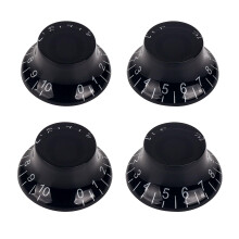 Banworks '50s Guitar Control Knobs 24-Spline Imperial Konbs 2 Tone 2 Volume 6mm (15/64") Knobs Top Hat Bell Top Hat Knobs for Gibson Les Paul LP SG S