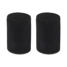 Foam Speaker Port Bungs Set, Bass Control Acoustic Tuning Plu for Studio Monitor Speakers, Black Open Cell Foam Port Tubes 2 Pack(44x65)