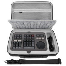 GEEKRIA Hard Shell Travel Carrying Case, EVA Protective Bag Compatible with Blackmagic Design Davinci Resolve Speed Editor, Davinci Resolve 17 Studio