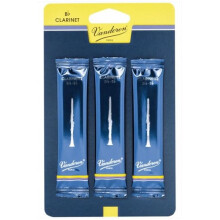 VANDOREN Reeds Clarinet Bb 2 Traditional (3 Pack)