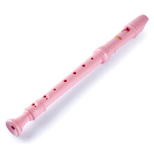 Sondery Beginner's Soprano Recorder Pink Flute Instrument German Fingering