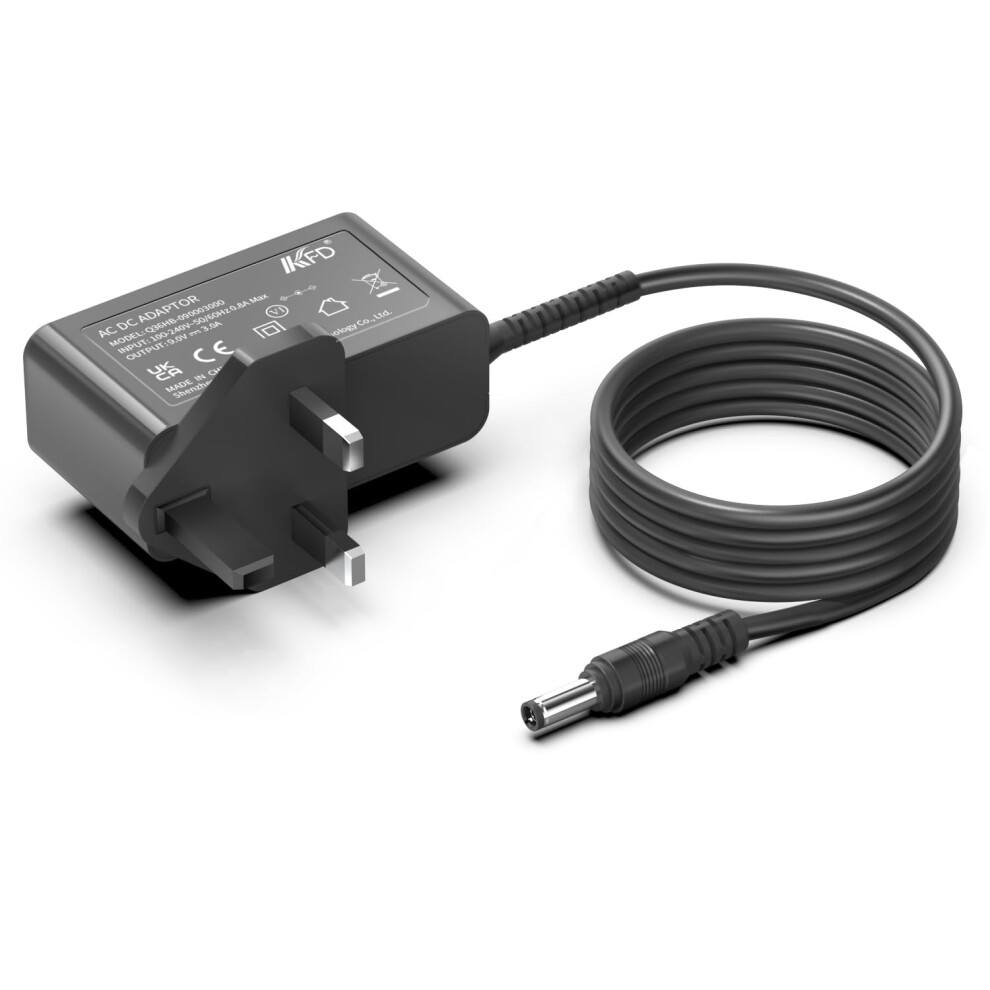 Kfd 9V 3A Power Supply Centre Negative Charger For Line6 Pod Hd300 Hd400 H