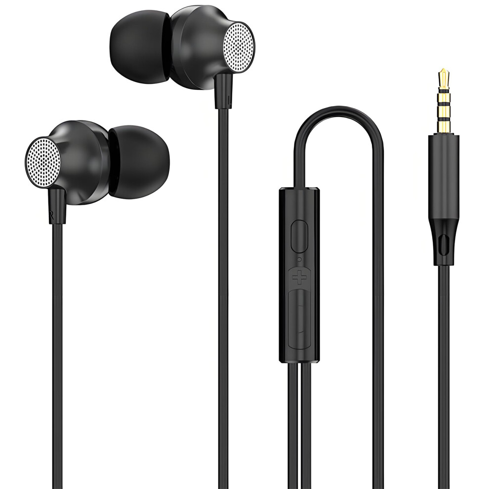 Lamkrtlp Earphones Wired, In-Ear Headphones With Microphone, 3.5Mm Hea