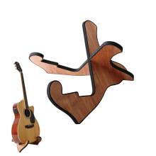 DYUEE Wooden Guitar Stand Floor Wooden X-Frame Sturdy Instrument Stand