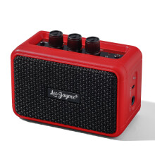 Leo Jaymz 5W Mini Guitar Amp, Portable BT Electric Guitar Amplifier, Dual Speaker Rechargeable, Clean & Overdrive Tone, Headphone Jack for Home Bedro