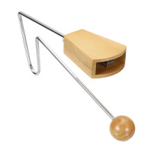 sourcing map Vibraslap Percussion Instrument VibraSlap Latin Handheld Musical Instrument for Musicians, Bands, Studios, 9.9x6.3x2.6 Inch
