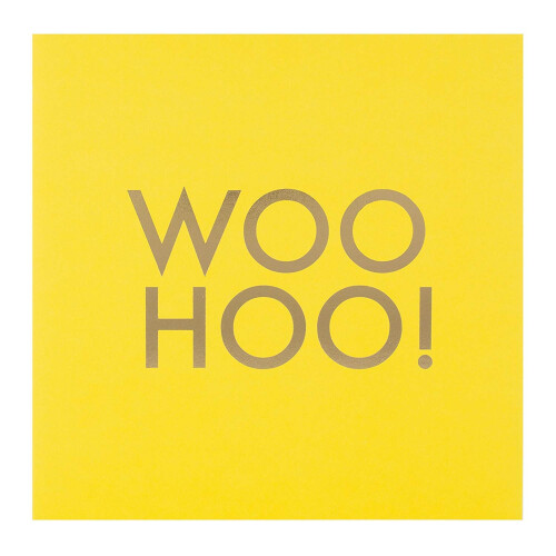 Hallmark Congratulations Card - Contemporary Foil Text Design