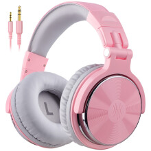 OneOdio Over Ear Headphone Studio Wired Bass Headsets with 50mm Driver, Foldable Lightweight Headphones with Shareport and Mic for DJ Recording Monit