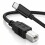 USB C Printer Cable 1m, USB B to USB-C Cable, Compatible with HP, Epson, Canon Printer, Scanner, MIDI Keyboard, MIDI Controller, Audio Interface, Yam 1