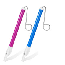 2 Pcs Slide Whistle for Adults, Durable Stainless Steel Sliding Rod, Easy to Play Musical Toy Instrument for Music Training, Parent-Child Interactive