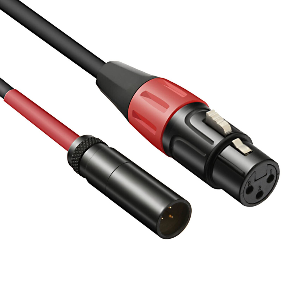 Photos - Cable (video, audio, USB) JOMLEY Mini XLR to XLR Cable, Standard 3-Pin XLR Female to Mini XLR Ma
