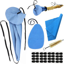 Alto/Tenor/Soprano Saxophone Cleaning Swab Kit, Microfiber Sax Cloth for Alto Tenor Clarinet Flute Woodwind Strument, Clarinet Flute Trumpet Cleaning