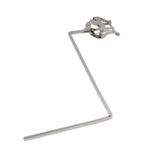 Yibuy Silver Metal Tuba Marching Lyre 3 Vertical Keys Music Sheet Clip Holder