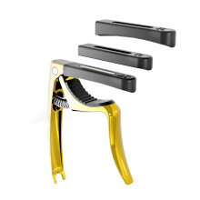Linrax C3 Guitar Capo, 4 in 1 Guitar Capo with Bridge Pin Puller, Capos for Guitar Bass Ukulele Banjo Mandolin, 3 Silicone Heads, Guitar Accessories,