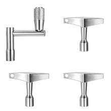 Drum Key 3 Pack Drum Keys for Tuning Drums, Universal Drums Tuning Keys with Continuous Standard Motion Speed Key, Standard 1/4" Socket, Multi Tool C