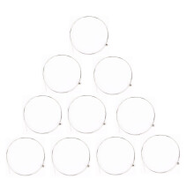 Acoustic Guitar High E Strings, Light Tension, Offers a Bright and Well-Balanced Acoustic Tone, Corrosion-Resistant Rust-Prevent Brass, High E 1st 10