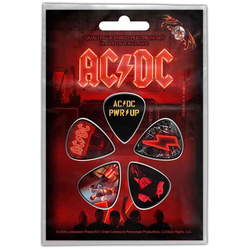 ACDC Pwr Up 5 Plectrum Pack (rz)