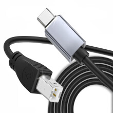 Aoiutrn USB C to Midi Cable, High Speed OTG Type C to USB 2.0 Midi Cord Compatible with iPhone 16/15/Huawei/Samsung to USB Microphone, MIDI Keyboard,